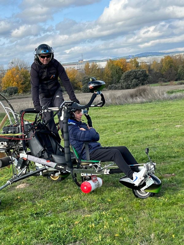 Vuelo en paramotor